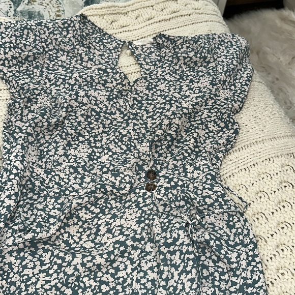 Sienna Sky Floral Green maxi Dress size large - Picture 6 of 8